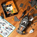 Mini Bricks Haunted Graveyard House Building Set - 1092 PCS Halloween Spooky Construction Toy Kit for Kids & Adults (Not Compatible with ) by CozyNest Decor