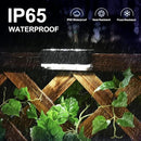 SOLPEX Solar Fence Lights, 6 LEDs Solar Lights Outdoor Waterproof Solar Powered for Deck, Stair, Front Porch, Balcony, Walkway, Garden, Yard, Patio, Pool Decor, IP65 Waterproof (16 Pack, Cold White) by GreenHaven Gardens