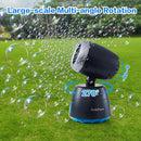 Rechargeble Bubble Machine, 270° Automatic-Rotating, 38000 Big Bubbles/min, 1000ml Large Bubble Tank, 2200mAh Battery, Bubble Maker for Kids Toddlers, Parties, Wedding, Birthday, Outdoor, Black by TinyTreasures Baby Boutique