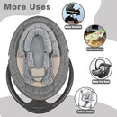 Infant Car Seat Insert, Baby Car Seat Head & Body Support with 2 Strap Pads, Ultra Soft Newborn Preemie Carseat Insert Cushion for Girls Boys, Fits Car Seat, Stroller, Swing, Bouncer, Grey by TinyTreasures Baby Boutique