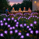 Solar Garden Lights Outdoor, Waterproof Solar Powered Lights for Yard Pathway Patio, Swaying Lawn Decor as Gardening Gifts for Women Holiday (Purple, 6 Pack 36 LED) by CozyNest Decor