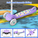 TONBUX Kids Scooter for Ages 3-5, Toddler Scooter with Light-Up Deck and Wheels, Adjustable 4-Level Height 3-Wheel Scooter for Kids, Lean-to-Steer Design by TinyTreasures Baby Boutique