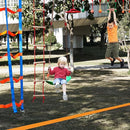 VEVOR Ninja Warrior Obstacle Course for Kids, 1 x 50 ft Weatherproof Slacklines, 500lbs Weight Capacity Monkey Line, Outdoor Playset Equipment, Backyard Toys Training Equipment Set with 10 Obstacles by TinyTreasures Baby Boutique