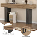 Rresyet 63 Inch Long Console Table, Sofa Table Behind Sofa, Wooden Entryway Table, Farmhouse Entryway Table for Entry, Hallway, Living Room (Wood) by CozyNest Decor