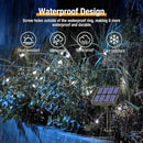 2-Pack Solar String Lights Outdoor, 160LED 66FT Solar Fairy Lights Waterproof 8 Modes Copper Wire Solar Powered Twinkle Lights for Outside Garden Patio Tree Christmas Wedding Party Decor (Cool White) by GreenHaven Gardens