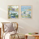 upsimples 16x20 Frames, Natural Solid Wooden Picture Frames, Display 11x14 with Mat or 16 x 20 Without, Vertical or Horizontal Wall Hanging, 1 Pack, Natural by CozyNest Decor