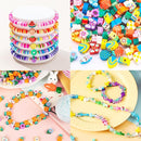 2480pcs Easter Polymer Clay Beads Bracelet Making kit, 24 Style Cute Fun Beads Charms for Jewelry Necklace Earring Making DIY Accessories for Women Girls by TinyTreasures Baby Boutique