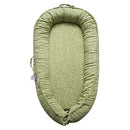 Infant Lounger, Baby Nest Cover for Baby Girls & Boys, Newborn Essentials for Baby 0-18+ Months, 100% Cotton Breathable (Green_Wonder, Cotton_Muslin) by TinyTreasures Baby Boutique