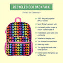 Wildkin ECO rPET Kids Backpack – Recycled, Padded, Adjustable for School & Travel – Rainbow Hearts by TinyTreasures Baby Boutique