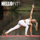 Hello Fit 10-Pack Yoga Mat, 68" x 24" Non Slip Exercise Mat, 4mm Thick Gym Mat for Fitness and Stretching, Bulk Non Toxic Yoga Mats for Schools and Studios by TinyTreasures Baby Boutique