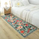 Runner Rug for Hallways Kitchen Rug Non Slip 2'x 6' Washable Rugs with Rubber Backing Soft Floral Carpet Runner for Hallways, Kitchen, Laundry, Bedroom, Bathroom(Green) by CozyNest Decor