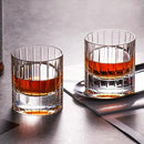 KAMMAK Crystal Whiskey Glasses Set of 2, Handcrafted 6.43oz Old Fashioned Glasses Stemless, Luxury Hand Blown Cocktail Glasses, Scotch Cup for Women, Men Gift for Bourbon Barware, Home Bar by CozyNest Decor