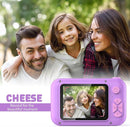 Kids Camera with 180° Flip-up Lens for Selfie & Video, HD Digital Video Cameras for Toddler with 32GB SD Card, Ideal for 3-8 Years Old Girls Boys on Birthday Christmas Party as Gift by TinyTreasures Baby Boutique