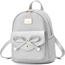 I IHAYNER Girls Bowknot Cute Leather Backpack Mini Backpack Purse for Women by TinyTreasures Baby Boutique