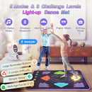 Dance Mat for Kids, Rechargeable Dance Mats for Girls and Boys, Light-up Dancing pad Game with Wireless Bluetooth, Christmas Birthday Gifts Ideas for 3 4 5 6 7 8 9 10 11 12 Year Old Kids by TinyTreasures Baby Boutique
