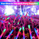 68 PCS LED Foam Glow Sticks Bulk, Glow in the Dark Party Supplies with 3 Modes Colorful Flashing, Neon Party Favors for Birthday, Wedding, Carnival, Concert, Halloween Glow Sticks by TinyTreasures Baby Boutique