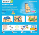 Smartivity Microscope 100x Zoom STEM Toy for Kids Age 8 to 14 Years Old | Cool Birthday Gifts Ideas for Boys & Girls | DIY Science Toys for 8,9,10,11,12,13,14 Years I Wooden Engineering Game by TinyTreasures Baby Boutique