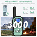 Walkie Talkies for Adults Long Range 2 Way Radios for Kids Rechargeable 4 Pack, Hiking Camping Skiing Cruising Gear with Lamp, USB-C, SOS Siren, NOAA Alert, iVOX Hands-Free, One-Touch Pairing by TinyTreasures Baby Boutique