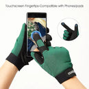 COOLJOB Thorn Proof Garden Gloves with Touchscreen Fingers for Men, Rose Pruning Work Gloves with Palm Cushion for Gardener, Farmer and Landscaper (Green 1 Pair Medium) by GreenHaven Gardens