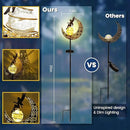 Fairy Moon Solar Lights Outdoor Garden Stakes, Waterproof Metal Decor Gifts for Women Mom, Art Moon Sculpture for Yard, Patio, Garden, Porch, 1 Pack by GreenHaven Gardens