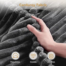 Modular Sectional Sofa with Chaise U Shaped Sectional Couch for Living Room, 7-Seater Comfy Cloud Couches, Plush Corduroy, Gray by CozyNest Decor