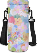 AUPET Water Bottle Sling Bag Carrier Crossbody Sleeve,Insulated Neoprene Bottle Case Holder Pouch Cover 500ML/17oz with Shoulder Strap for Walking Women Men by TinyTreasures Baby Boutique