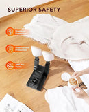 FORLIM [Upgraded Temperature Control] Boot Dryer for Work Boots - Shoe Dryer with 24-Hour Delay Timer, Portable Glove Dryer & Boot Warmer, Automatic Shut-Off Timer, Folding Design, Smart Panel, Black by CozyNest Decor