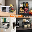 Large Magnetic Shelf for Fridge, Fruit and Vegetable Storage Wire Basket, Potato And Onion Storage Bin for Kitchen Organizers, Magnetic Spice Rack for Refrigerator, Kitchen Counter, RV and Laundry by CozyNest Decor