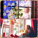 30 Sets Suncatchers Window Art Kits, DIY Sun Catchers Bulk Crafts Paint Your Own Window Ornaments for Boys Girls Classroom Home Party Birthday Activity Decor(Mandala Style) by GreenHaven Gardens