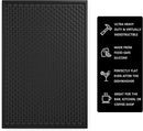 Silicone Drip Mat - 1/2 Inch Thick, Heat-Resistant and Food Safe - Counter Top, Coffee Bar or Restaurant - Drying Mat for Glasses - 18x12 Inches by CozyNest Decor