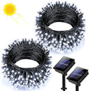 2 Pack Solar String Lights for Outside, Each 79Ft 240 LED Solar Lights Outdoor, 8 Modes Waterproof Solar Powered Christmas Twinkle Light for Backyard Patio Tree Party Garden Decoration, White by GreenHaven Gardens