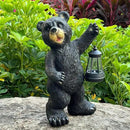Solar Lantern Garden Statue Decoration, Outdoor Bear Statue Lights for Patio Patio Decor - Unique Housewarming Gift for Grandma Wowen Mom Friend, Cute Spring Ornament by GreenHaven Gardens