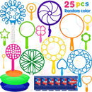 Roberly 25 PCS Big Bubble Wands Set with Tray Solution, Giant Bubbles Wands Toys for Kids Adults Summer Outdoor Activities Birthday Gifts Party Favors by TinyTreasures Baby Boutique