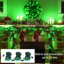Brizled Green Christmas Lights, 33ft 100 LED 5MM Wide Angle Christmas String Lights, Connectable 120V UL Certified Xmas Tree Light Indoor Outdoor Mini Green Light for Xmas Halloween Tree Party Home by TinyTreasures Baby Boutique