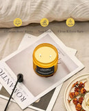 M&SENSE Mango Pineapple Tropical Scented Candle - 11.6oz Natural Soy Wax Non Toxic 70-Hour Burn 2-Wick Fruit Scent for Home, Housewarming Gifts - Aromatherapy Candle for Women, Men & Family Friends by CozyNest Decor