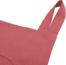 Amazhiyu 100% Linen Door Hanging Laundry Hamper Bag, 19x27 Inches Red by CozyNest Decor