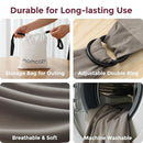 Momcozy Baby Wrap Carrier - Easy to Wear Infant Carrier Slings, Lightweight Hands Free Baby Sling, Adjustable Baby Carriers for Newborn to Toddler 8-35 lbs, Baby Wraps Carrier, Brown by TinyTreasures Baby Boutique