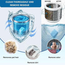 Washing Machine Cleaner, Septic Safe Washer Descaler Tablets for Removing Pet Hair, Odors, Residue, Suitable for HE Front Loader, Top Load, 1 Year Supply, 24 Pack (For Pet Owner) by CozyNest Decor