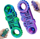 2025 New 3D Printed Fidget Ring Toys, 5-in-1 3D Printed Gear Ball Stress Sensory Toy, Mindful Meditation Gear Toys for Stress and Anxiety Relief, Back to School Supplies Fidget Toy for Kids Adults by TinyTreasures Baby Boutique