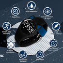 Kids Watches for Girls Boys Digital Sport Watch with Step Counter Pedometer Vibration Alarm Clock, No App Waterproof Fitness Tracker Kids Watch Boys Girls Teens Students Ages 5-16 by TinyTreasures Baby Boutique