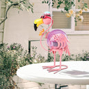 MUMTOP Flamingo Solar Lights Outdoor, Solar Lantern Outdoor Decorative Waterproof LED Solar Lights Flamingo Tabletop Decorations for Patio Garden Yard Outside Decor, Pink Flamingo by GreenHaven Gardens