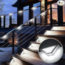 SOLPEX Solar Step Lights Outdoor,Solar Deck Lights for Outside,Two-Sided Stair Lights with 33 LEDs,Waterproof IP65 for Garden,Fence,Deck,Steps,Stair,Porch（2 Pack,Cold White） by GreenHaven Gardens