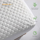 King Size Waterproof Mattress Protector Fitted Mattress Pad Cover with Deep Pocket Up to 18'' by TinyTreasures Baby Boutique
