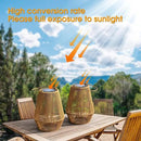 Solar Lanterns, KagoLing Solar Lights Outdoor Waterproof Solar Lights for Outside Hanging Solar Lantern Solar Table Lamp Lights Decoration for Garden,Yard,Patio,Porch,Trees,Lawn,Pathway, 2 Pack by GreenHaven Gardens