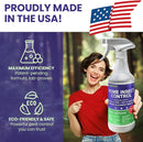 Home Insect Pest Control Spray 16oz – Kills & Repels Fleas, Ticks, Ants, Roaches, Spiders, Bed Bug and More on Contact with Peppermint Oil; Natural Safe and Effective Indoor & Outdoor Solution by TinyTreasures Baby Boutique
