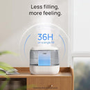 Dreo Top Fill 4L Humidifiers for Bedroom, 36H Runtime, 28 dB Quiet Cool Mist Supersized Air Humidifier for Large Room, Plants, Baby Nursery, Indoor, Night Light, Easy to Clean & Fill, Gray by TinyTreasures Baby Boutique