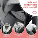 Wipha Baby Backpack Carrier, Toddler Carrier with Canopy, Adjustable and Safe Hiking Backpack for Baby(Creeper III-Black) by TinyTreasures Baby Boutique