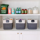 NaturalCozy Storage Cubes 11 Inch Cotton Rope Woven Baskets for Organizing, 3-Pack | Cube Storage Bin | Square Storage Baskets for Shelves Organizer, Classroom, Kids Toy Bins, Closet, Baby Nursery by TinyTreasures Baby Boutique