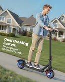 Electric Scooter, 500W Powerful Motor, 19-31 Miles Range, 10" Tires, 22Mph Max Speed, Commuting Electric Scooter with Cruise Control, Foldable E-Scooter with Dual Braking System for Adults and Teens by TinyTreasures Baby Boutique