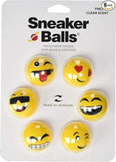 Sneaker Balls Emoji Sof Sole Shoe Eliminator & Remover, 3PK-Fresh, Clean Scent Blocks Odors-Twist-to-Activate, Colorful Designs, 6 Pack by CozyNest Decor